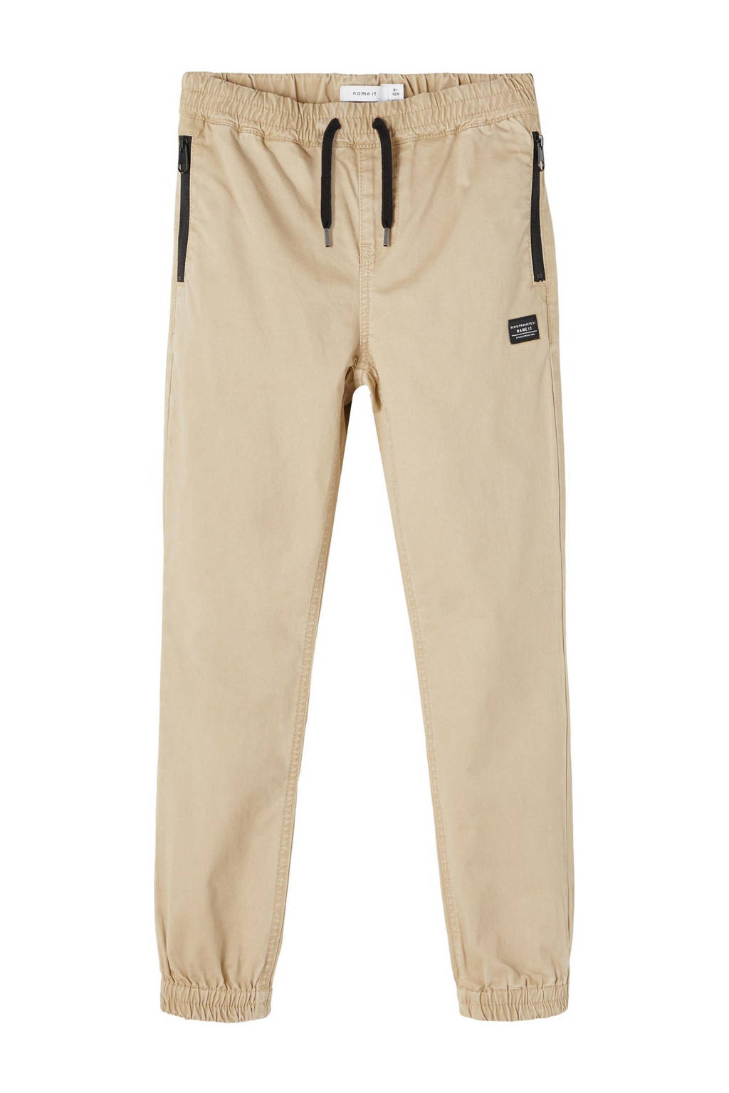 NAME IT casual broek NKMROMEO zand