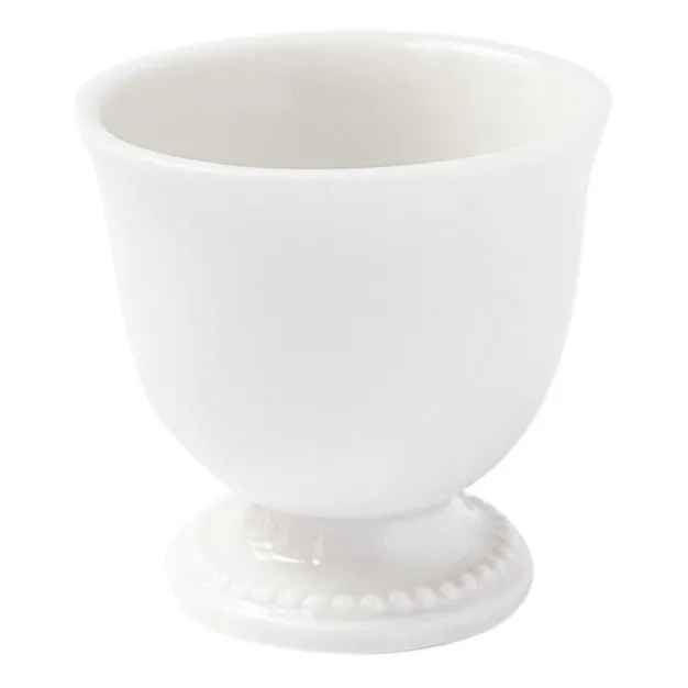 Alix D. Reynis Coquetier Louis XVI en porcelaine | Blanc