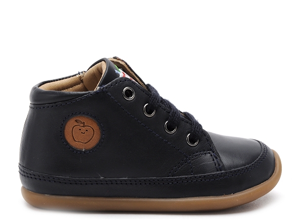 Shoo pom boots bottine bebe cupy zip lace regatta bleu