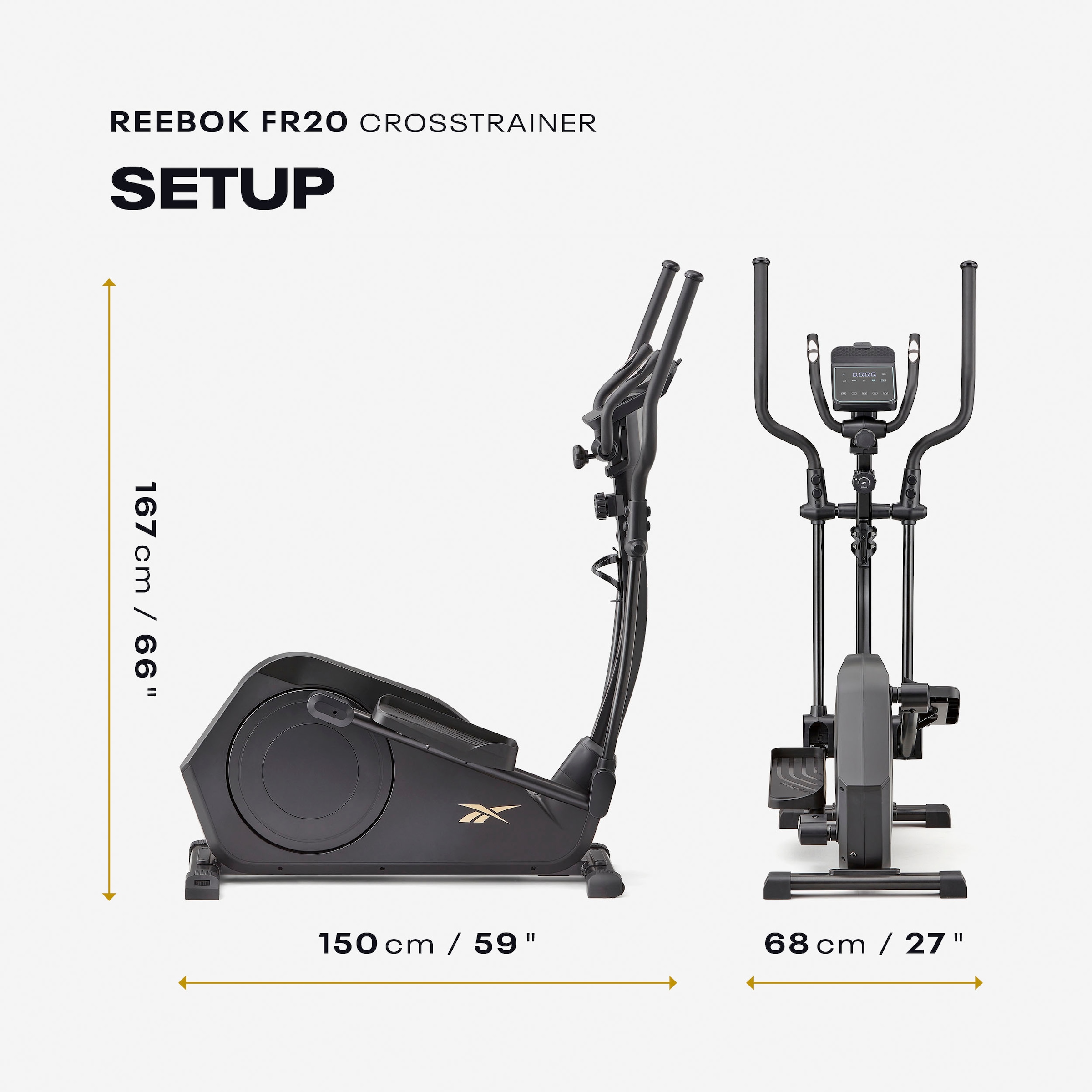 Reebok Crosstrainer »FR20 Crosstrainer« 8 Widerstandsstufen