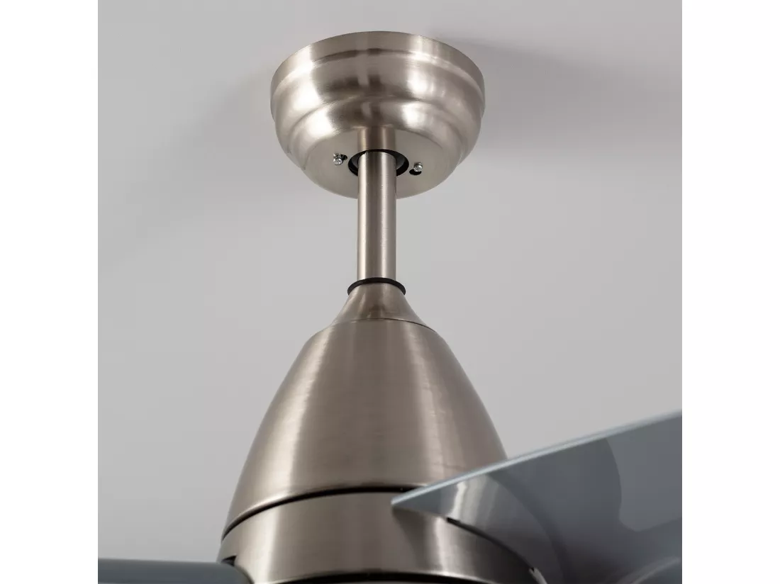 Ventilateur de Plafond Silencieux Industriel Gris 91cm Moteur DC (3000K - 4000K - 5500K)