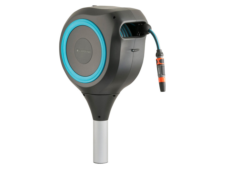 Tuinslangbox RollUp M grijs/blauw