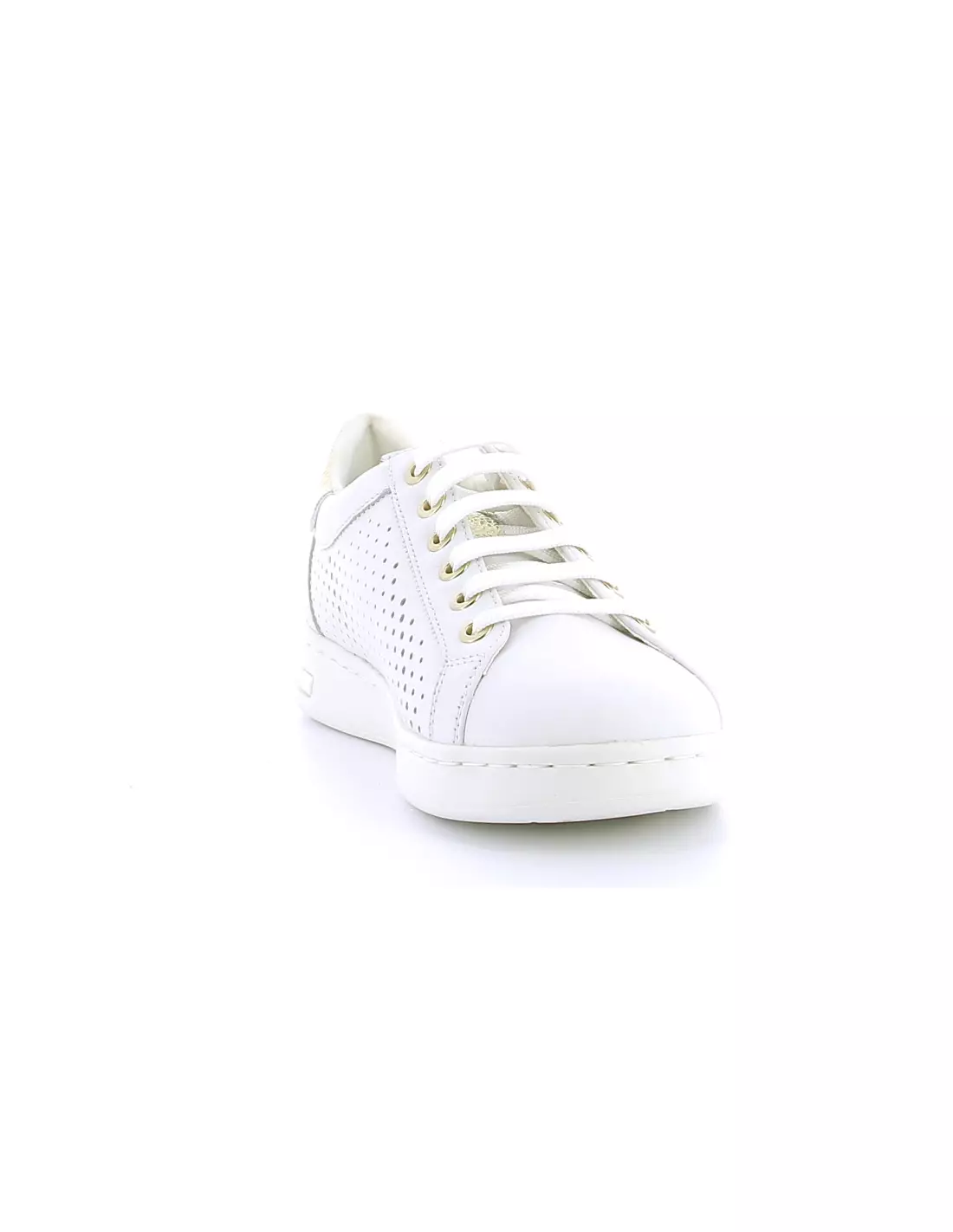 GEOX JAYSEN - Baskets WHITE/GOLD