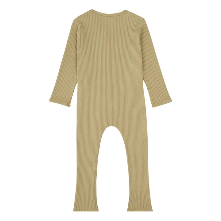 The Simple Folk Pyjama sans Pieds Coton Bio Côtelé | Camel