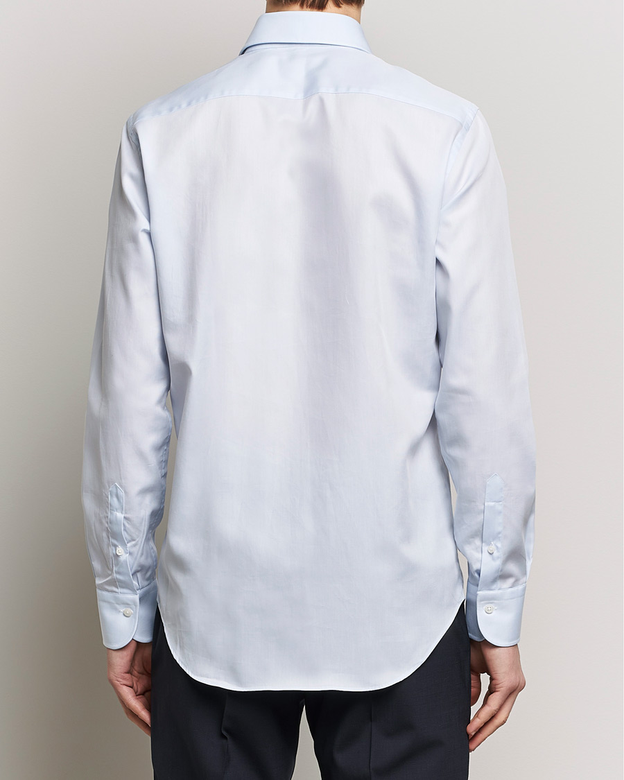 Grigio Cotton Twill Dress Shirt Light Blue
