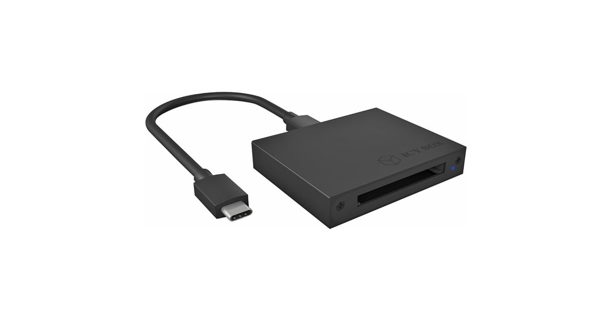 ICY BOXIB-CR402-C31 card reader kaartlezer  (Zwart, USB-C 3.2 (10 Gbit/s))