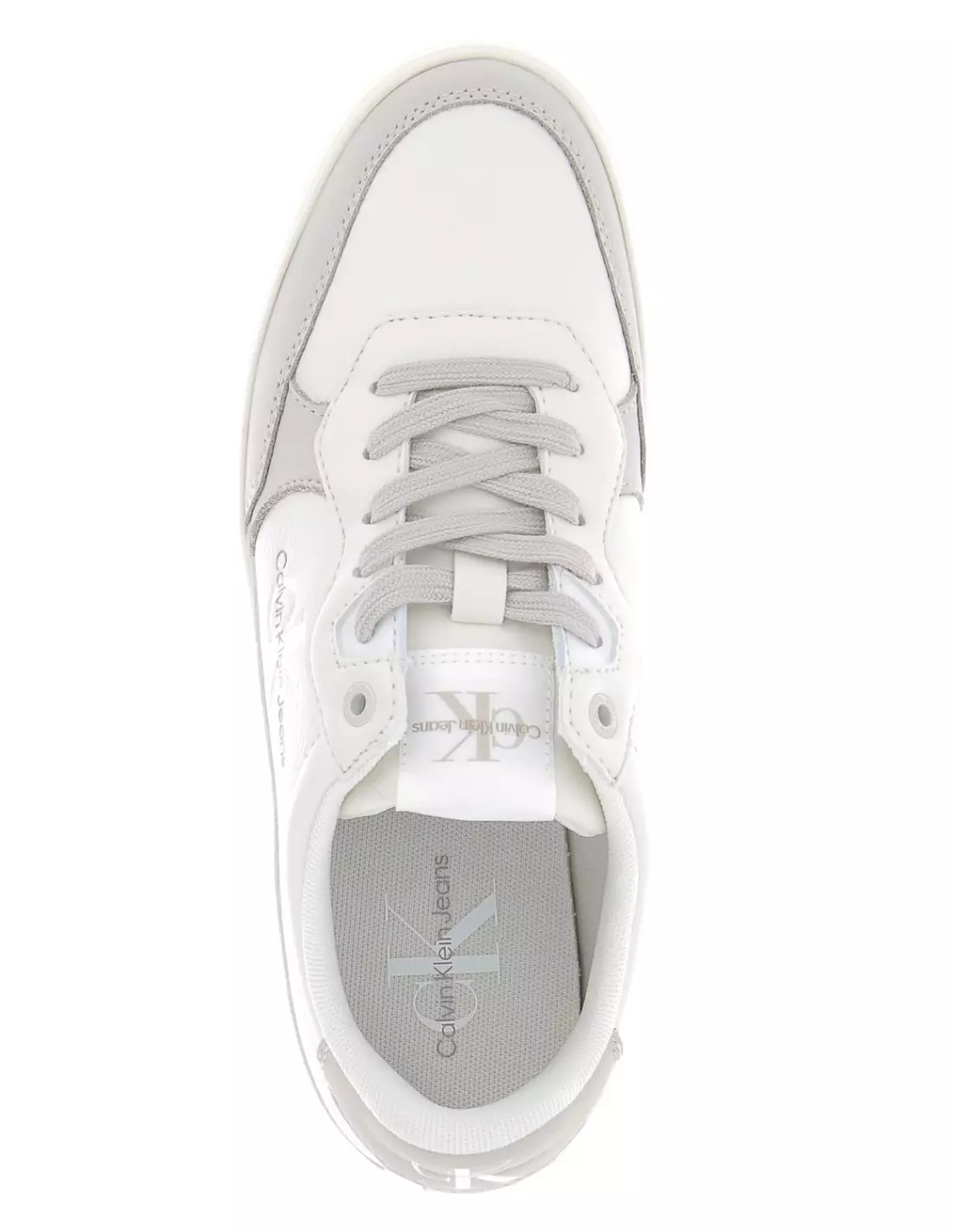CALVIN KLEIN JEANS CLASSIC CUPSOLE LOW - Baskets 0GFCREAMYWHITEEGGSHELL