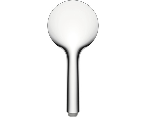 AVITAL Jausa ronde doucheset, massief siliconen, chroom/wit, douchestang lengte 80 cm