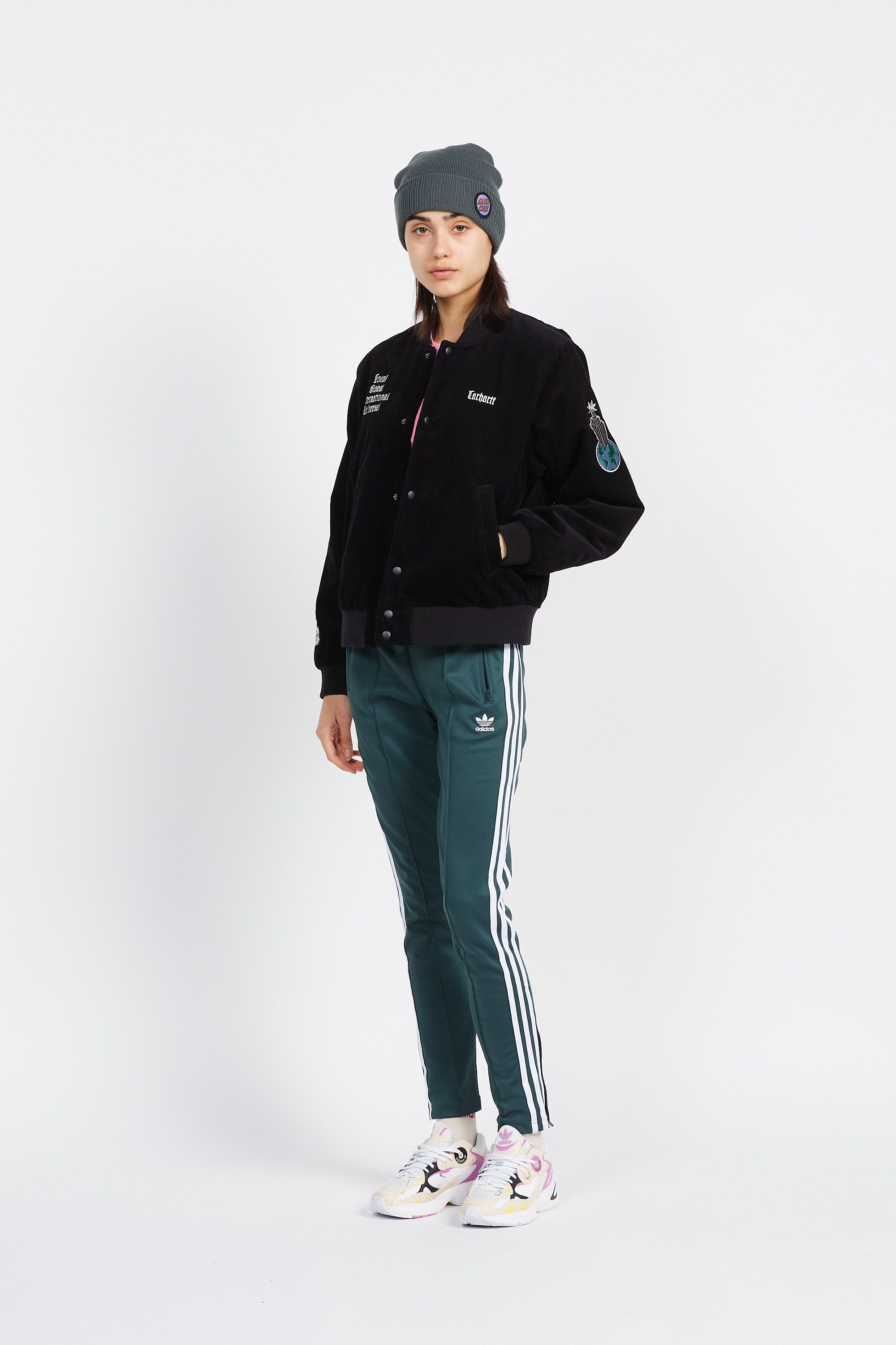 CARHARTT WIP bomber Letterman Noir