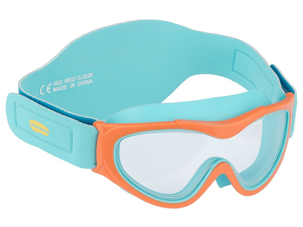 Waimea Kinder duikbril met neopreen hoofdband - Aqua