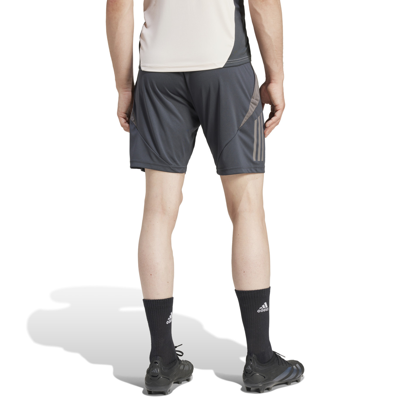 Adidas Real Madrid Trainingsbroekje Europees 2024-2025 Donkergrijs Bruin Wit
