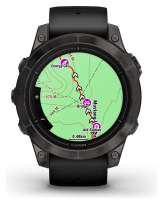 Montre de Sport Garmin Epix Pro Gen 2 Sapphire Titane 47mm Noir Carbon Gris