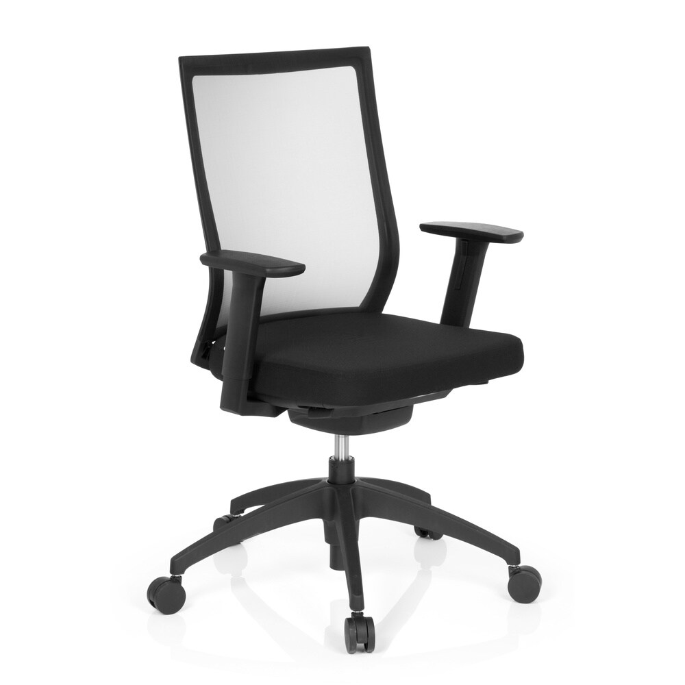 Profi Bürostuhl ASPEN Stoff mit Armlehnen (höhenverstellbar) hjh OFFICE