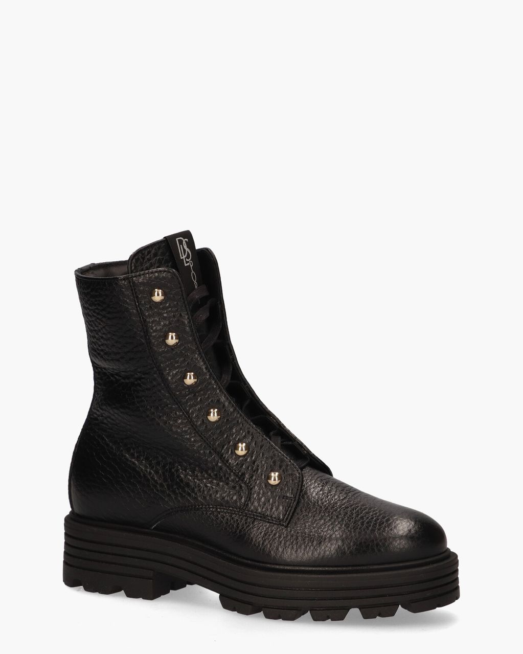 DLSport 6093 Zwart Dames Veterboots