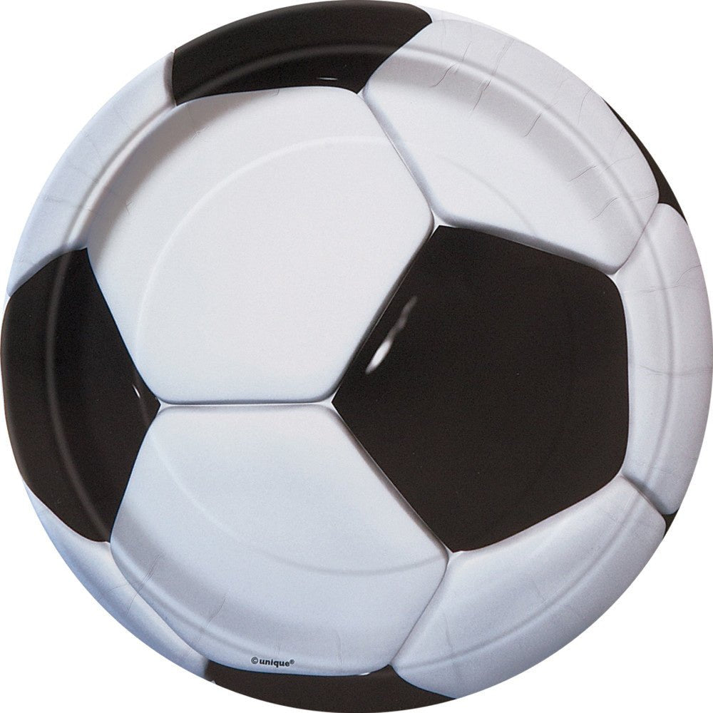 Voetbal Gebaksbordjes 17,5cm 8st