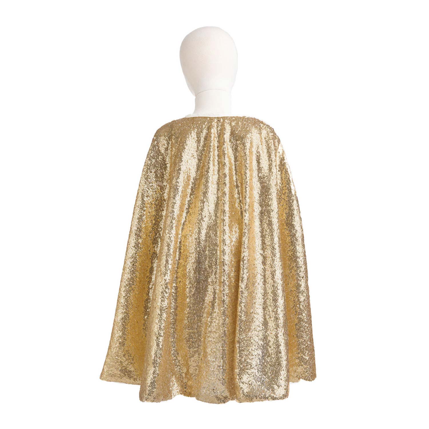 Sparkle Cape met Pailletten Goud, 4-6 jaar