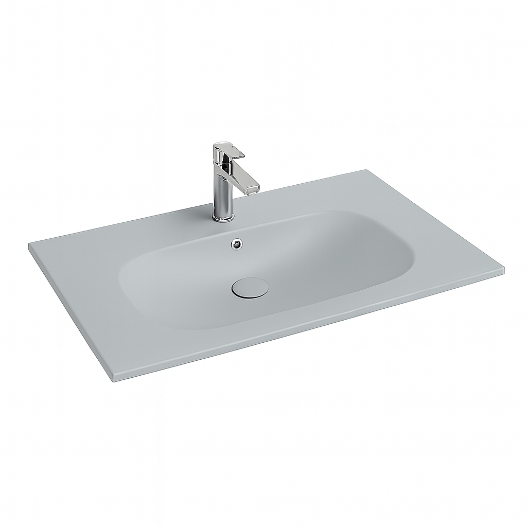Isvea Infinity wastafel 80x50cm grijs