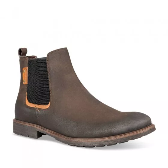 Bottines MARRON DENIM SIDE