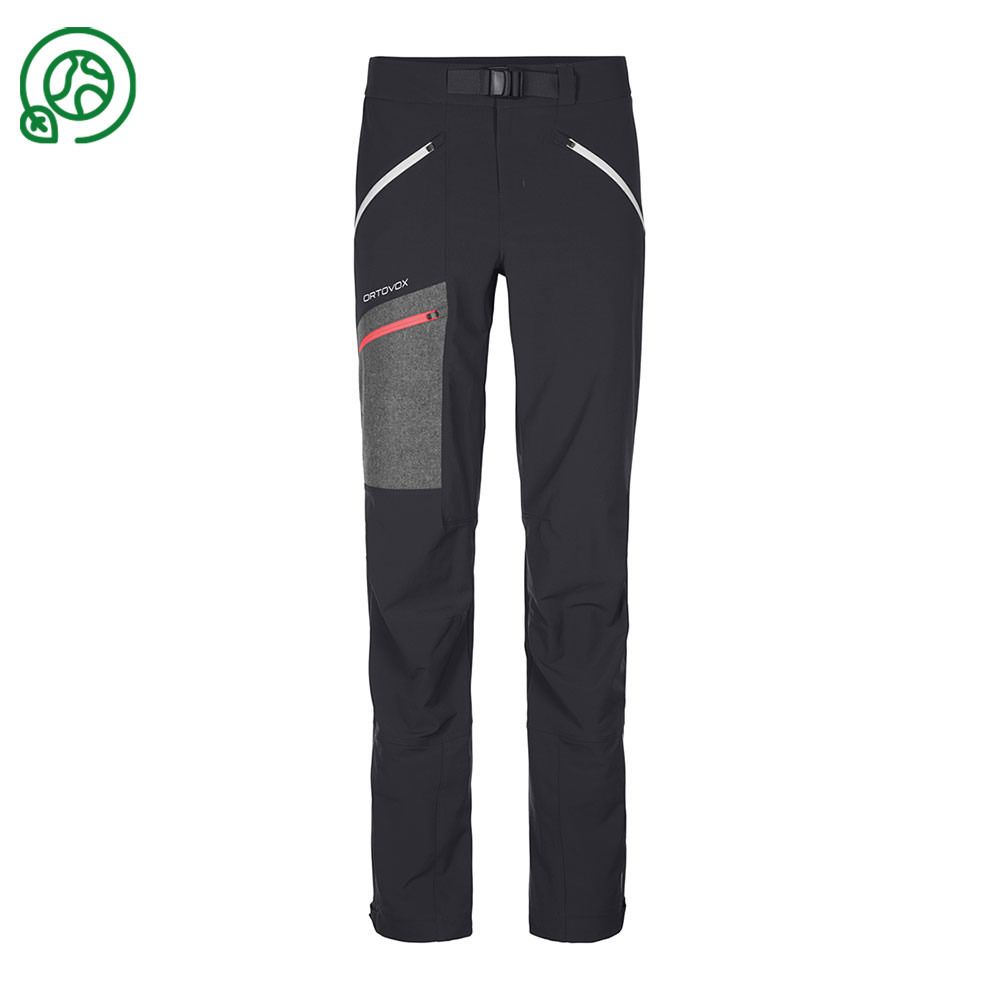 Ortovox CEVEDALE - Pantalon ski Femme black raven