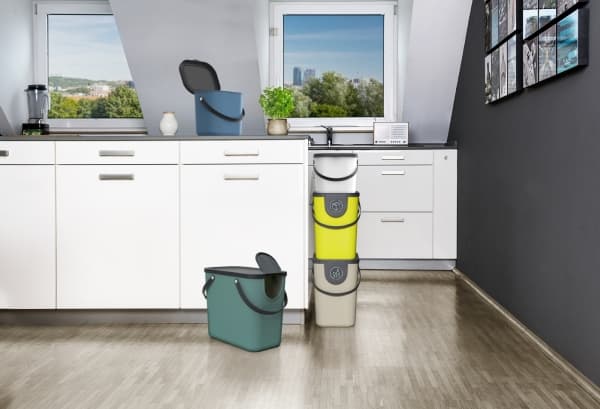 Rotho Albula, 6 l, Rektangulær, Plast, Antrasitt, Manuell, Plast