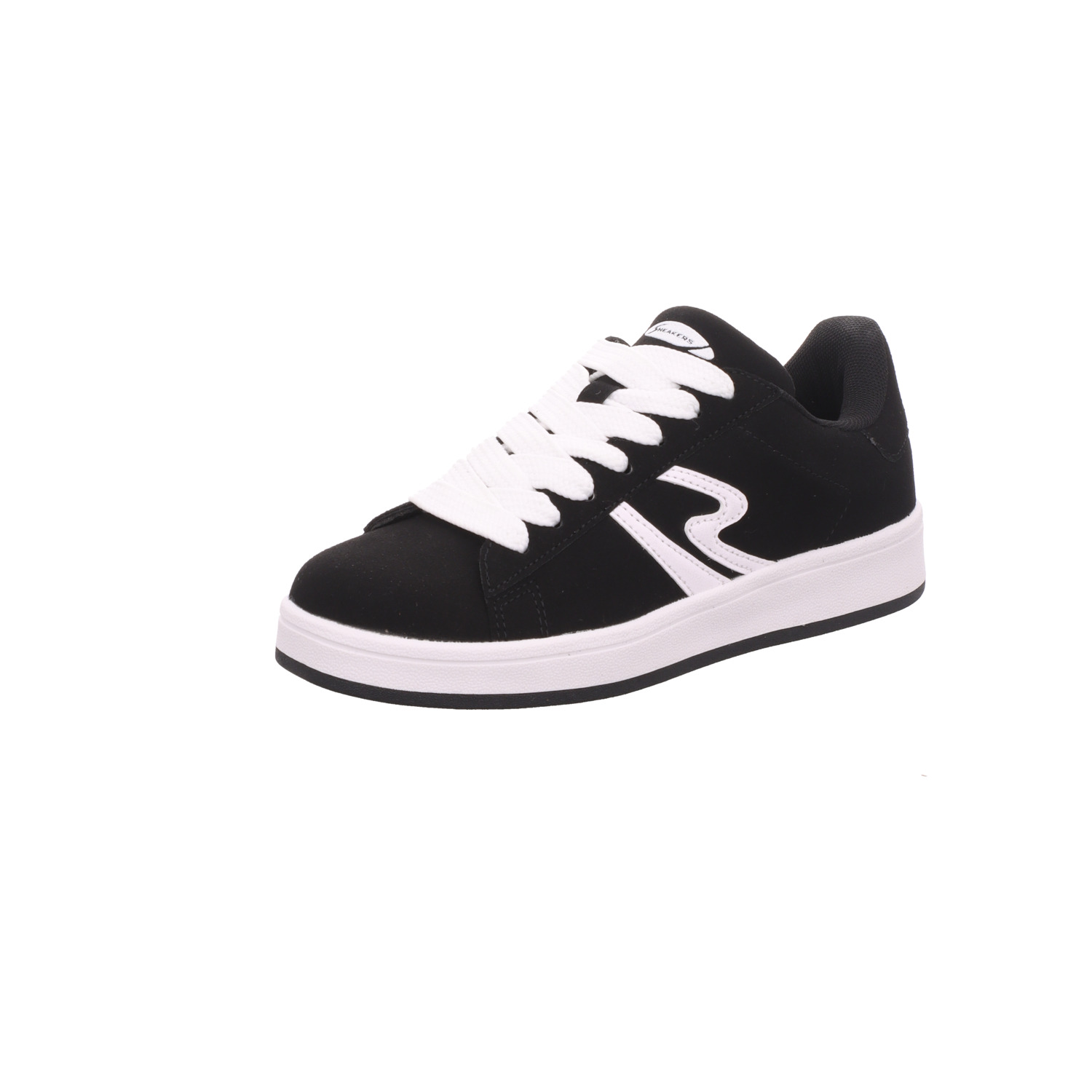 Sneakers Damen-Sneaker Schwarz-Weiß