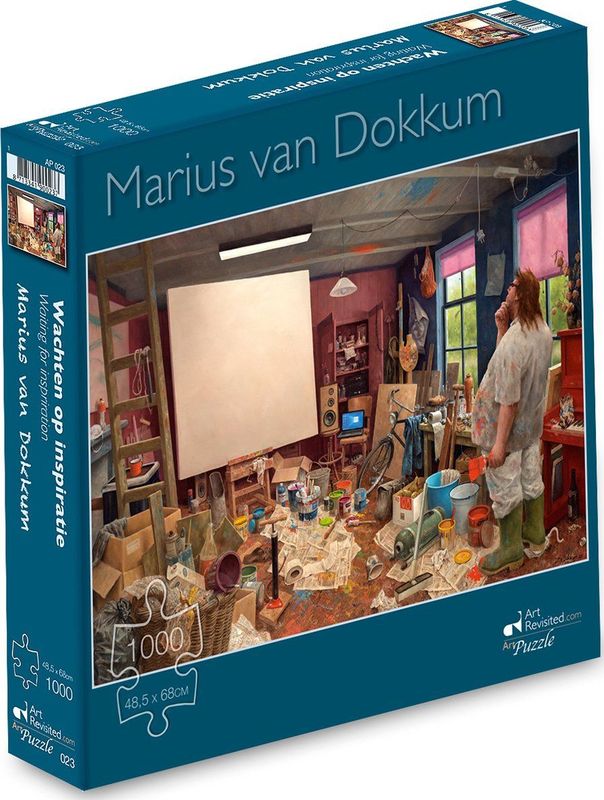 Wachten op Inspiratie Puzzel (1000 stukjes) - Marius van Dokkum