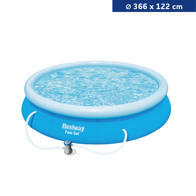 Fast Set™ Aufstellpool-Set mit Filterpumpe Ø 366 x 76 cm