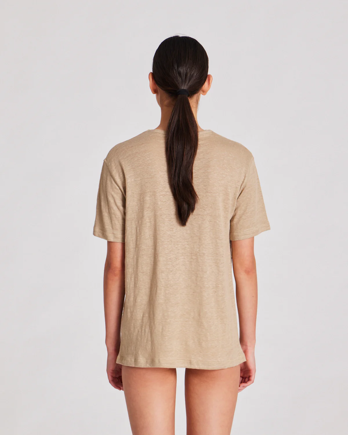 Gai+Lisva  Nynne S/S linen t-shirt - Moonstruck