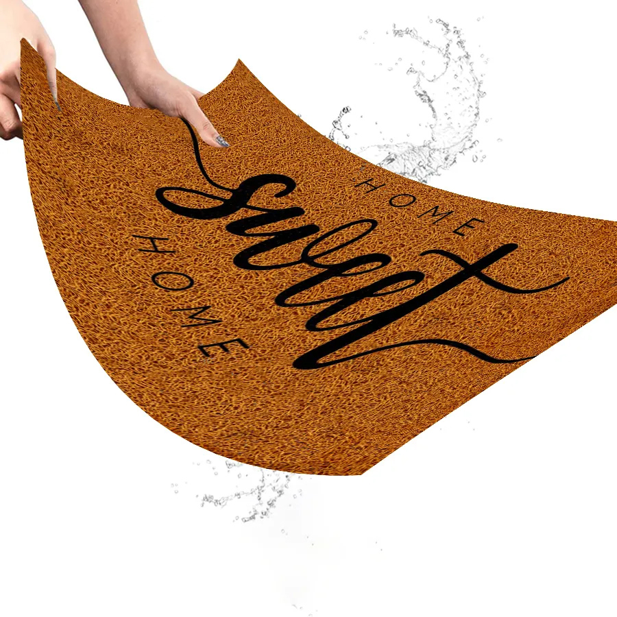(60x40cm) Fussmatte Anti-Rutsch Türmatte Boden Teppich - Home Sweet Home