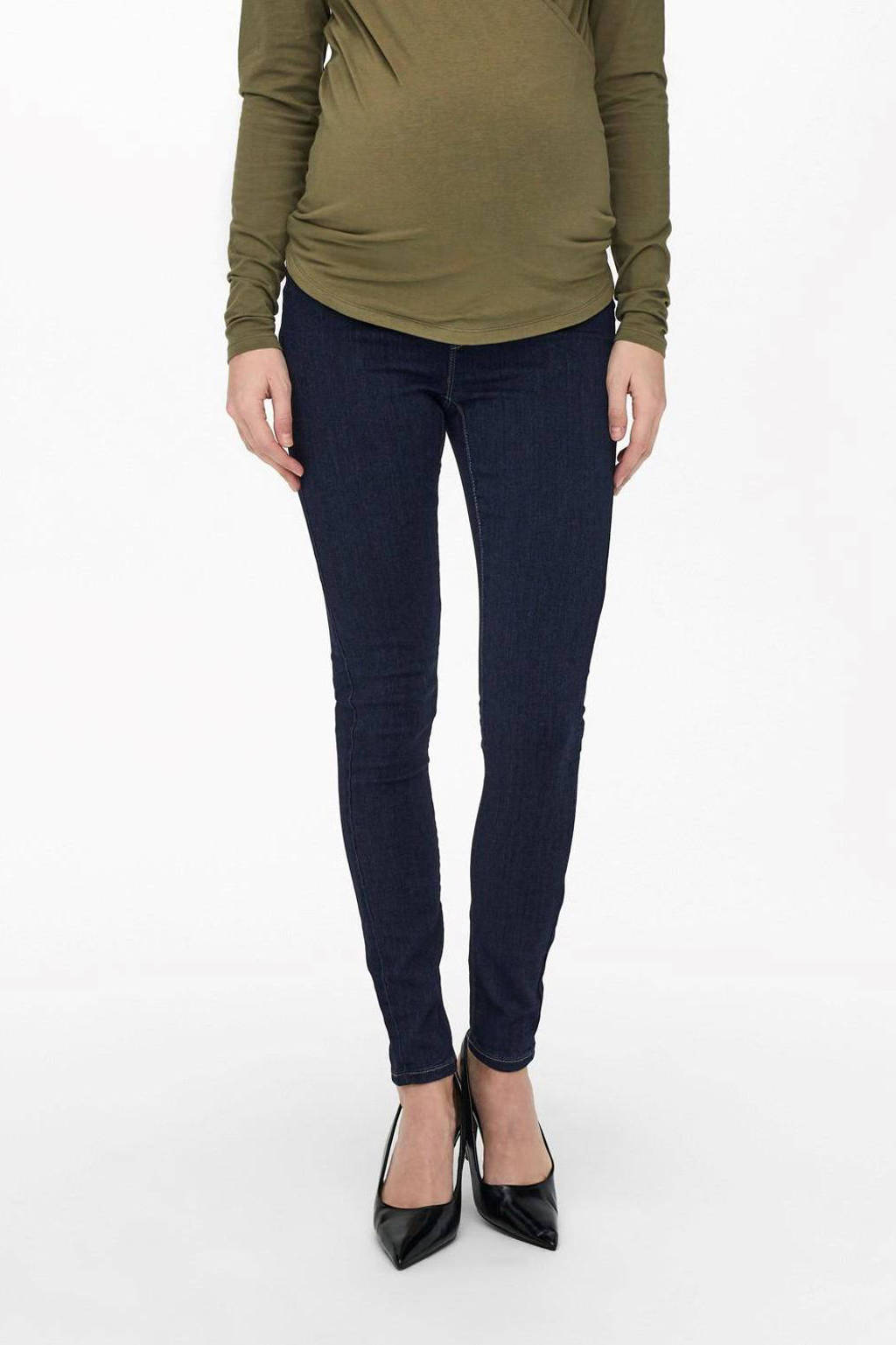 ONLY MATERNITY skinny jegging OLMRAIN dark blue denim