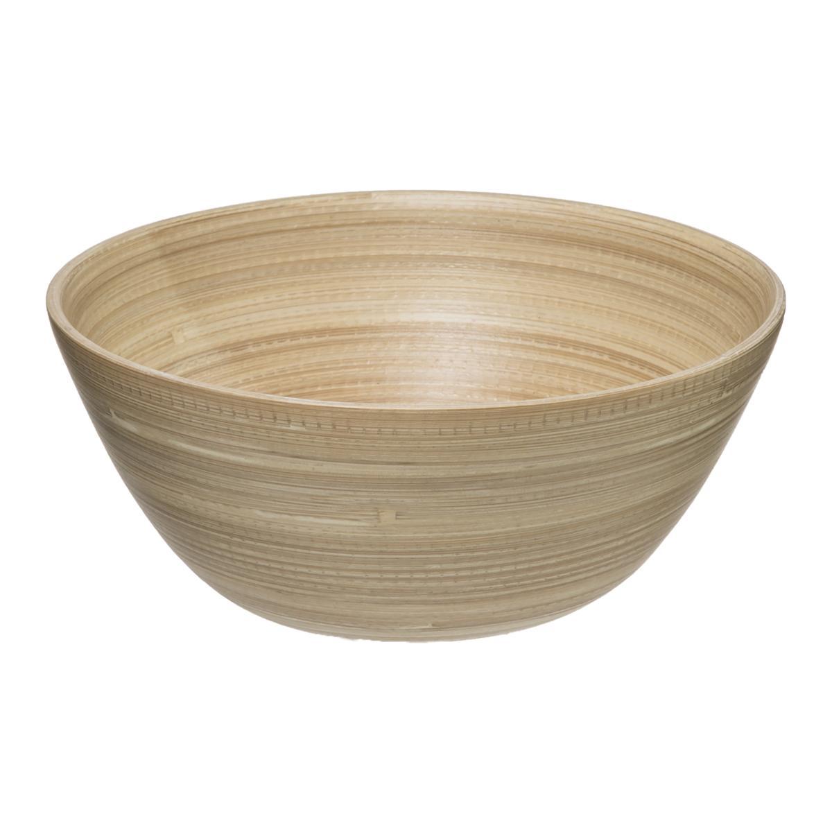 SALADIER BAMBOU NATUREL 25CM