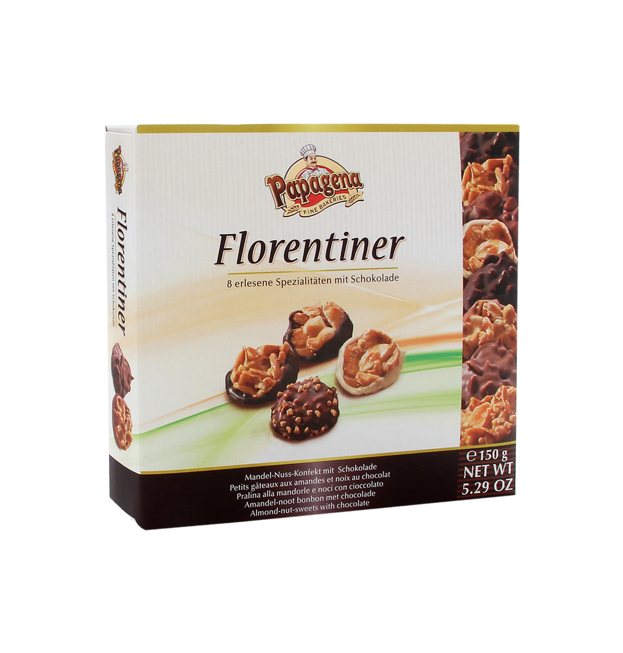 Papagena Kekse Florentiner Art 150g MHD:30.4.25
