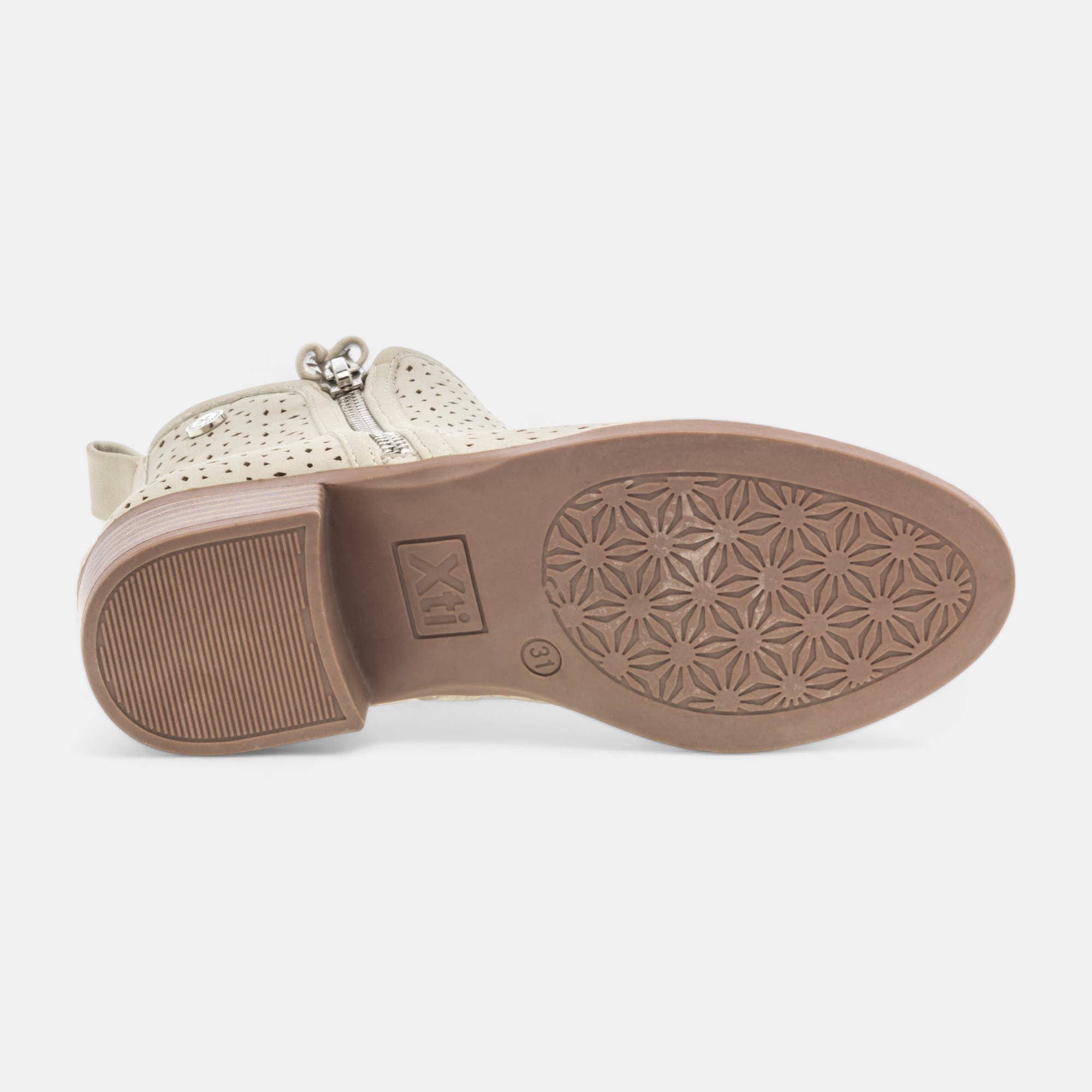 Bottines Fille beige
