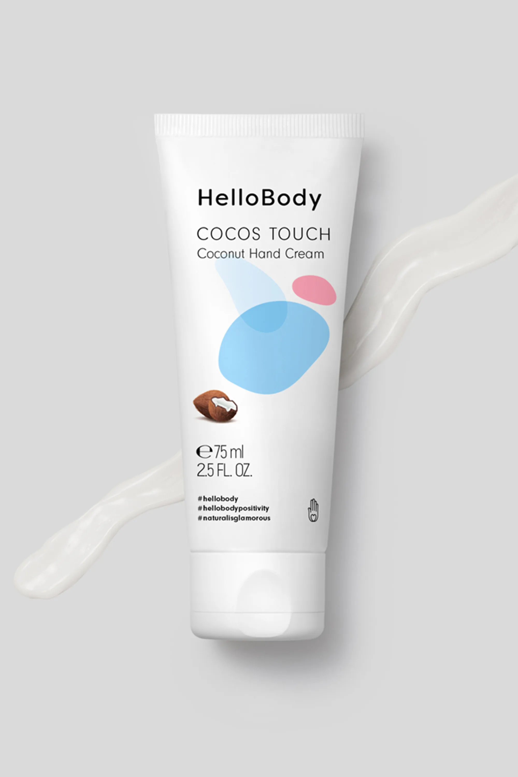 HelloBody Crème mains Cocos Touch-75 ml