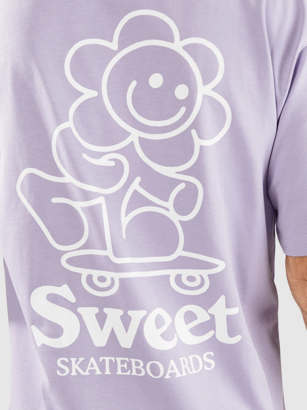 SWEET SKTBS Loose Flower T-Shirt light lilac