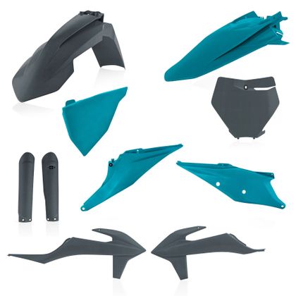 Kit plastiques Acerbis Full - Gris / Bleu