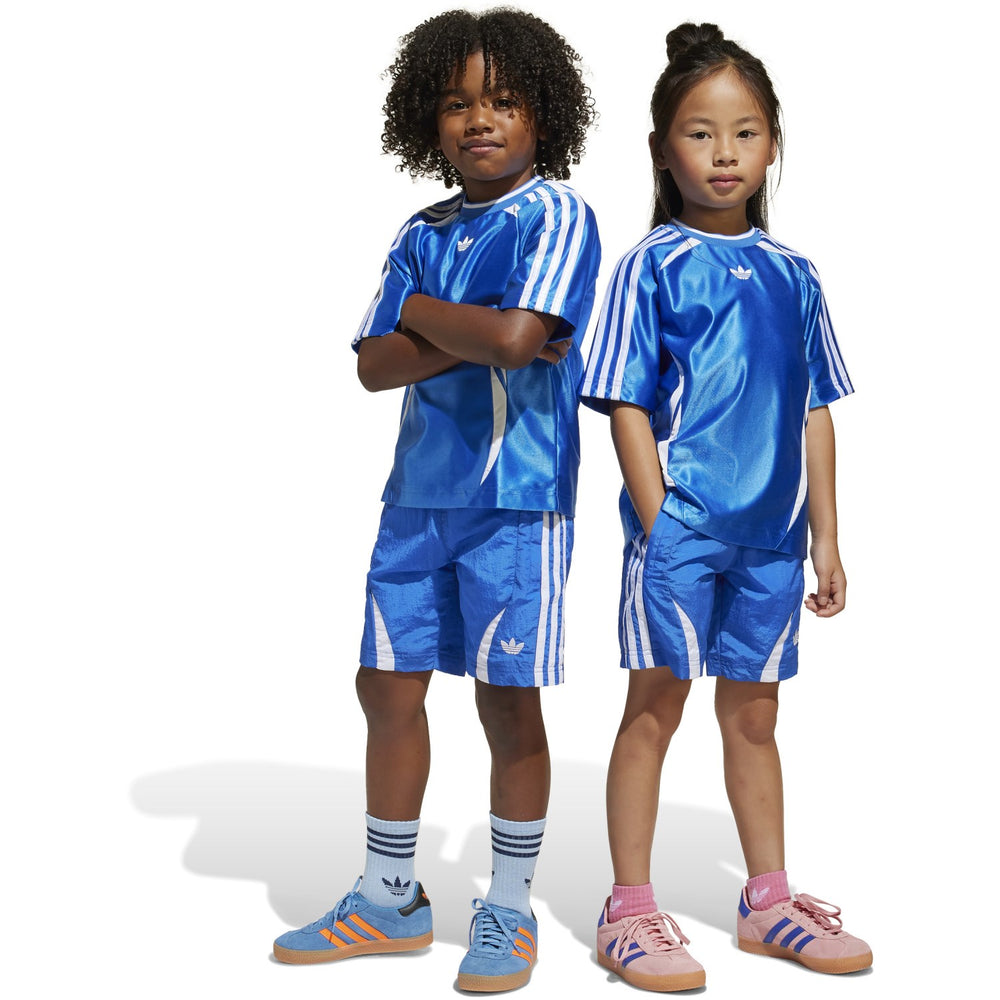 Køb adidas Originals Blue Shorts Tee Sæt