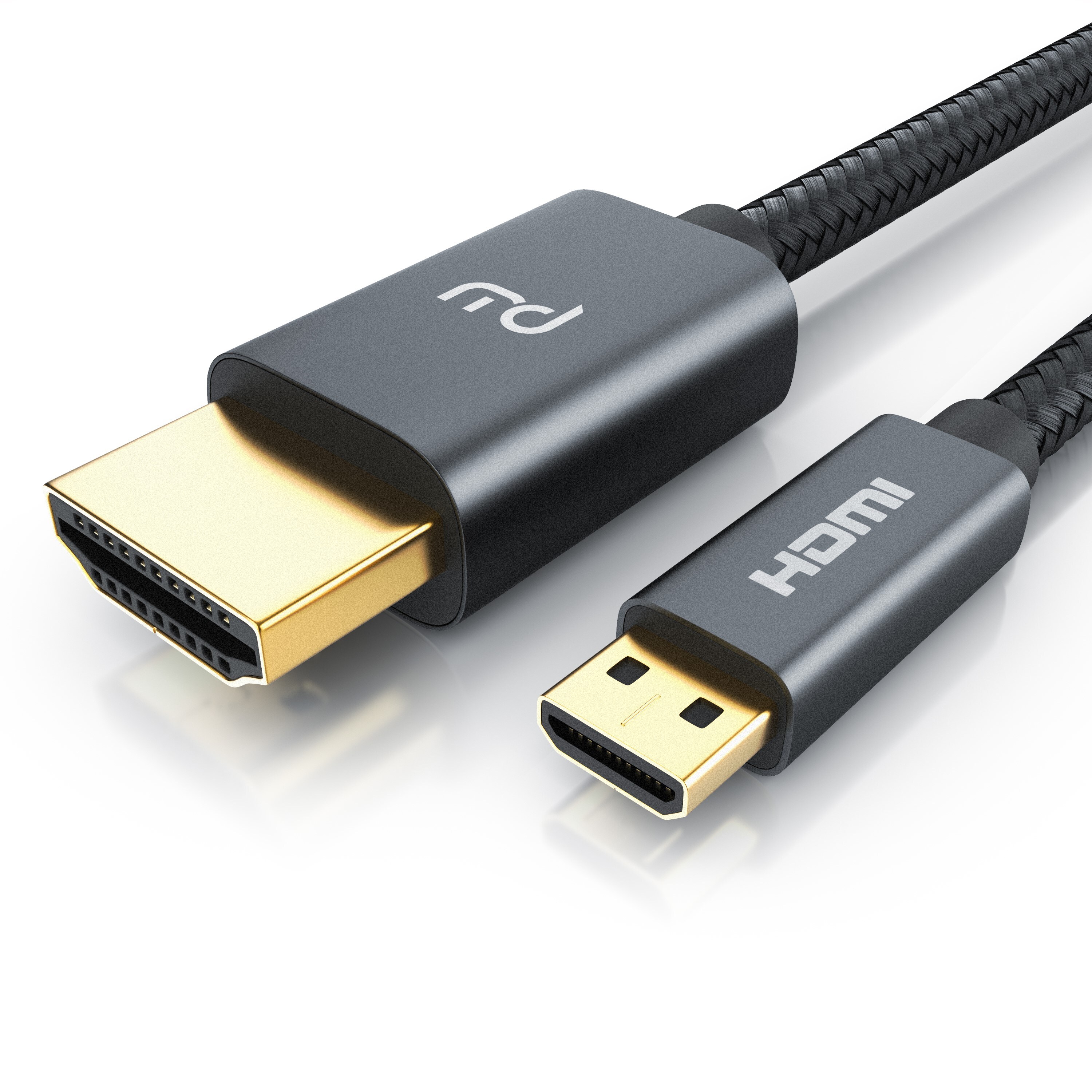 Primewire 8K HDMI 2.1 auf Micro HDMI Adapterkabel, 7680 x 4320 @ 120 Hz mit DSC - 1m
