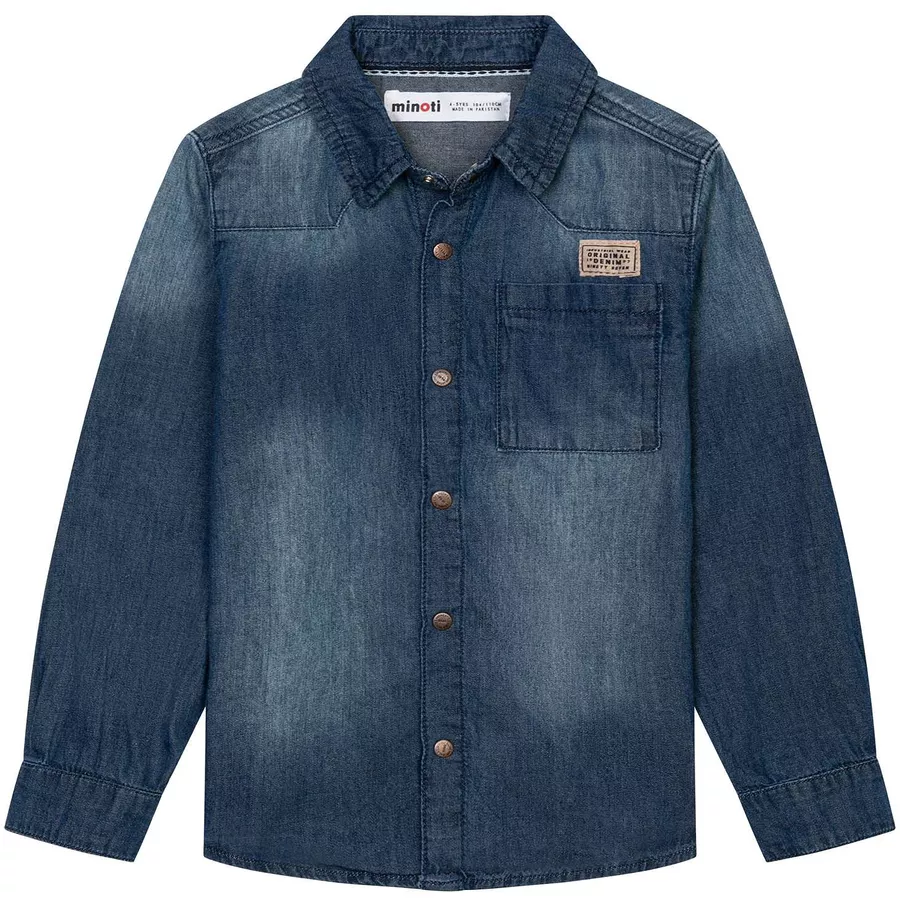 MINOTI Jeanshemd Blau
