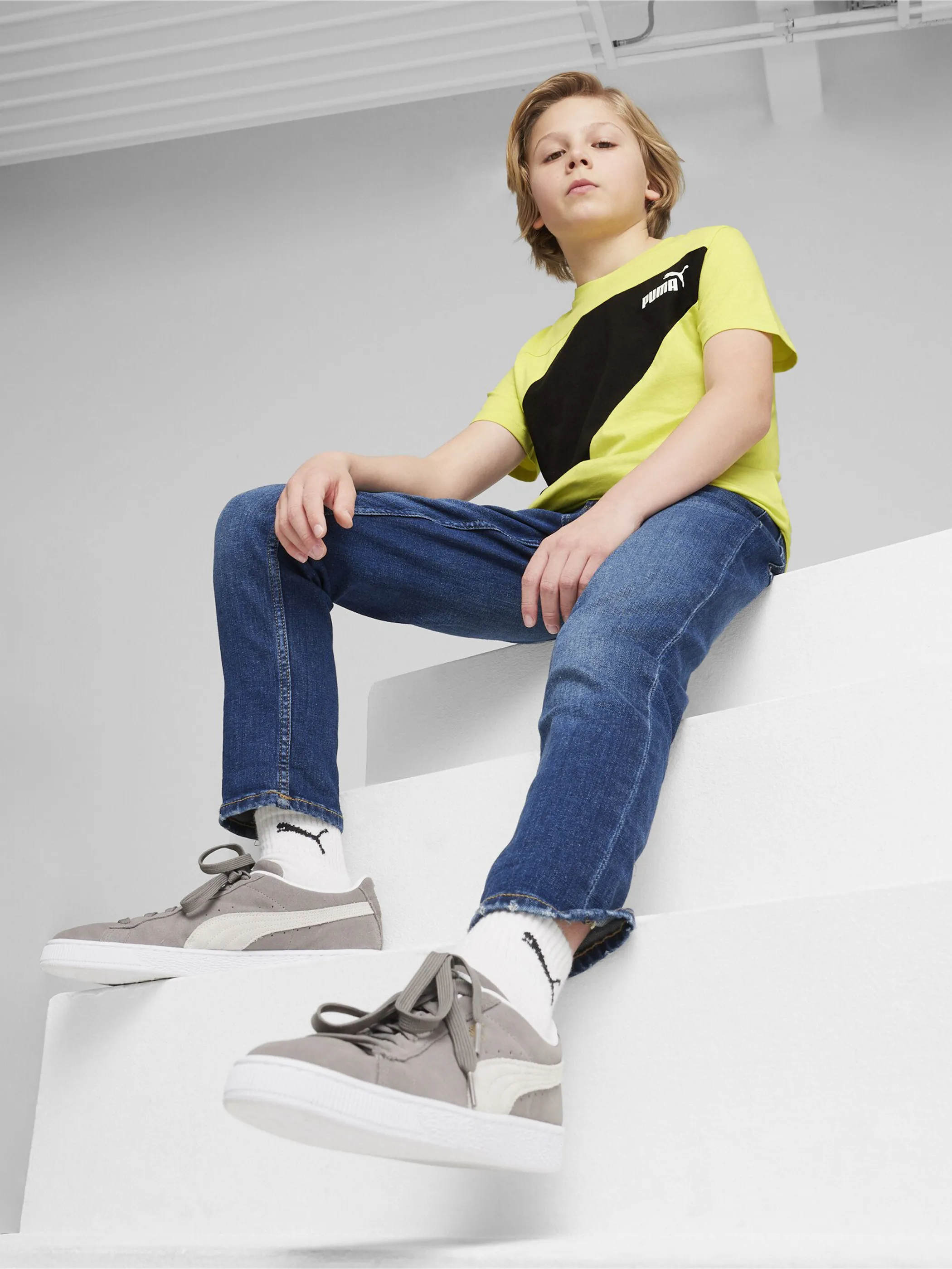 Jungen Funktionsshirt mit Streifen