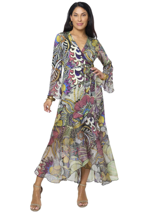 Tessa Koops multi color dames jurk