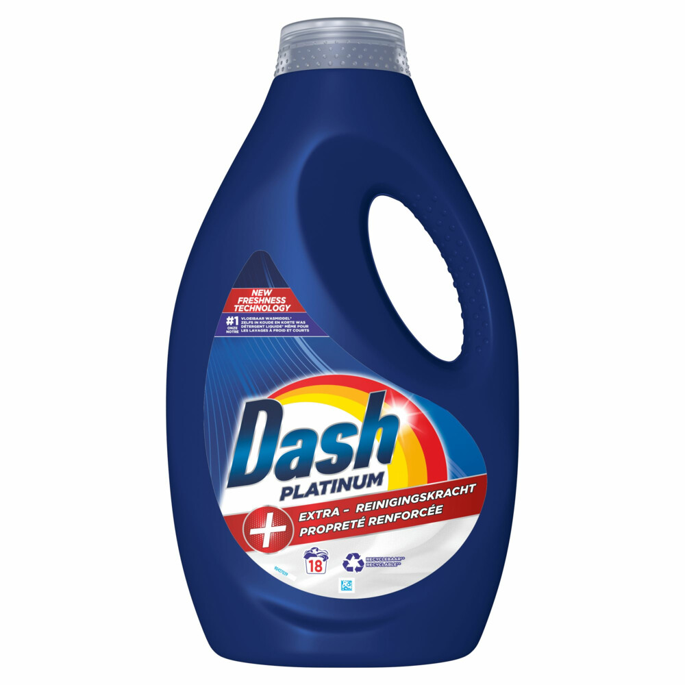 Dash Vloeibaar Wasmiddel Platinum 18 Wasbeurten810 ml