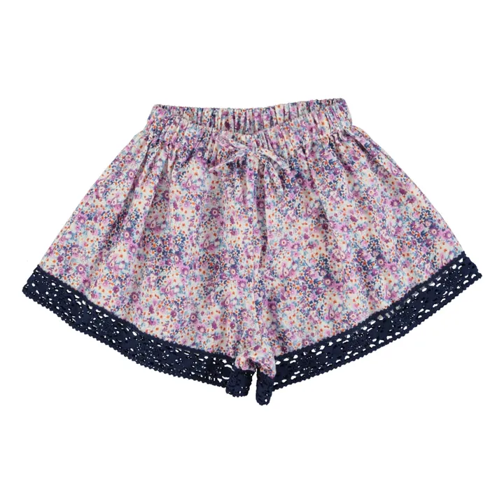 Bebe Organic Short Fleuri Julia | Mauve