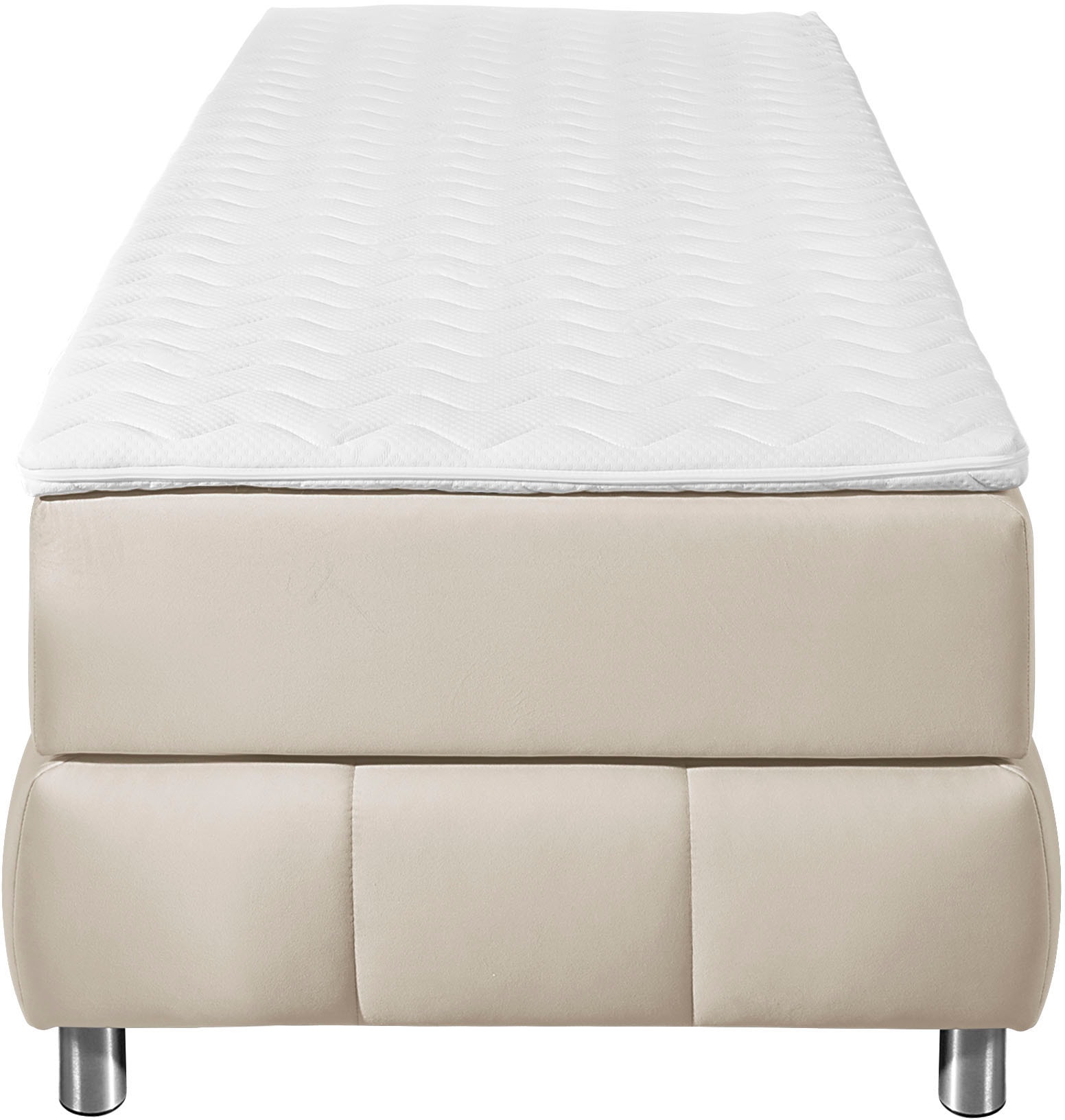 andas Boxspringbett »Salo« Ohne Kopfteil, inkl. Topper, auch in Überlänge 220 cm