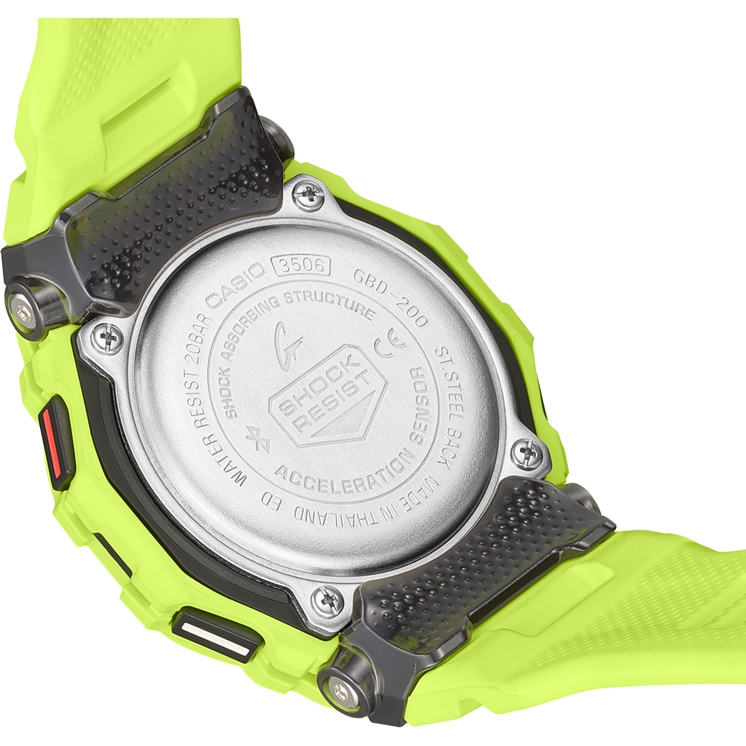 Casio G-Shock G-Squad Bluetooth Smart Fluorescent Lime