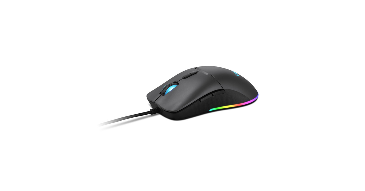 LenovoM210 RGB-gamingmuis  (Zwart, 8000 DPI, RGB)