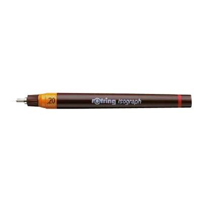 Rotring Isograph - Stylo technique - 0.2 mm - noir - fin