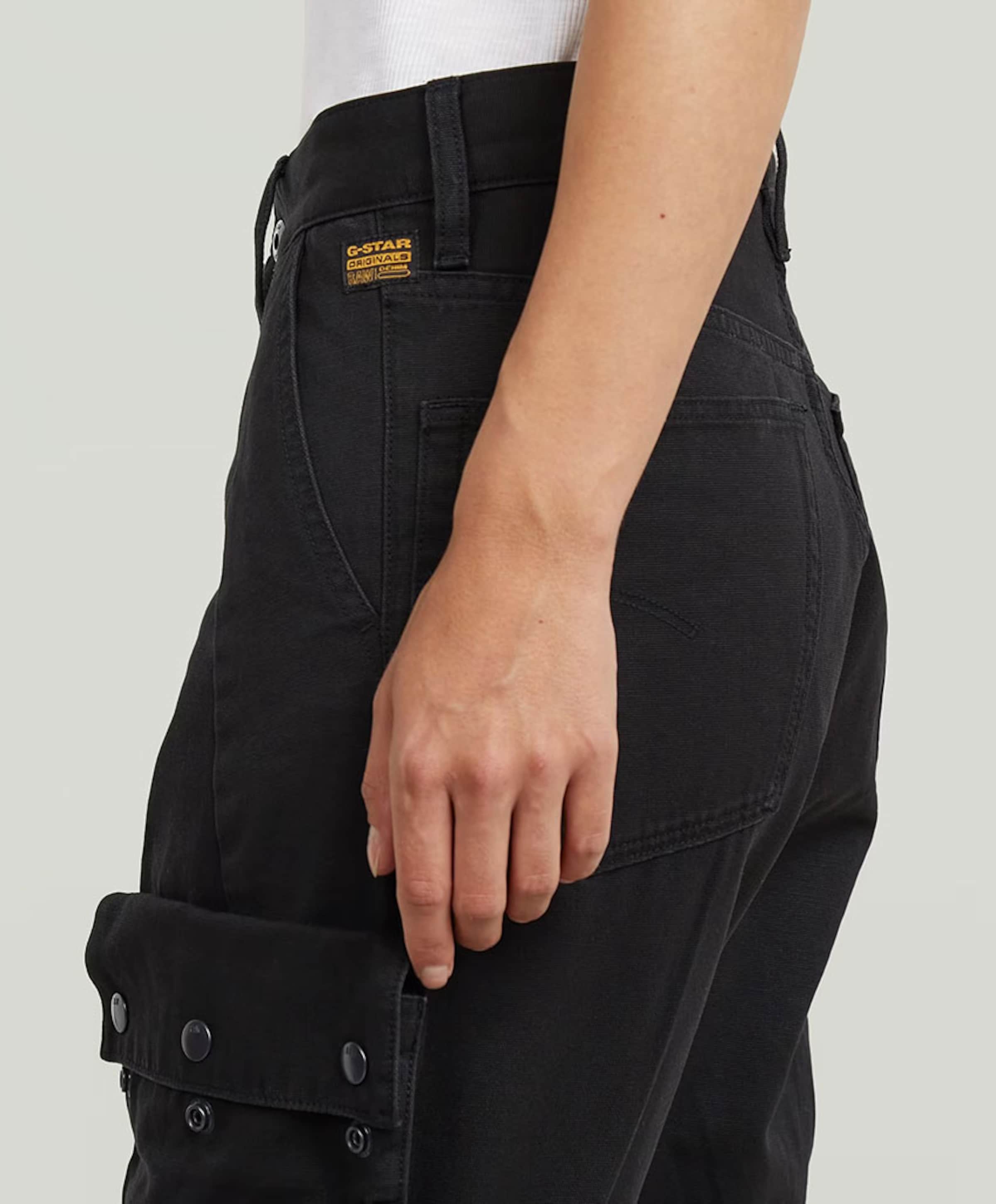G-Star Raw Mega cargo wmn dames broek zwart