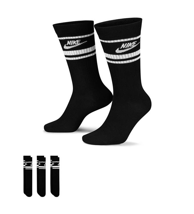 Nike Sportswear Everyday Essential Crew sokken (3 paar)