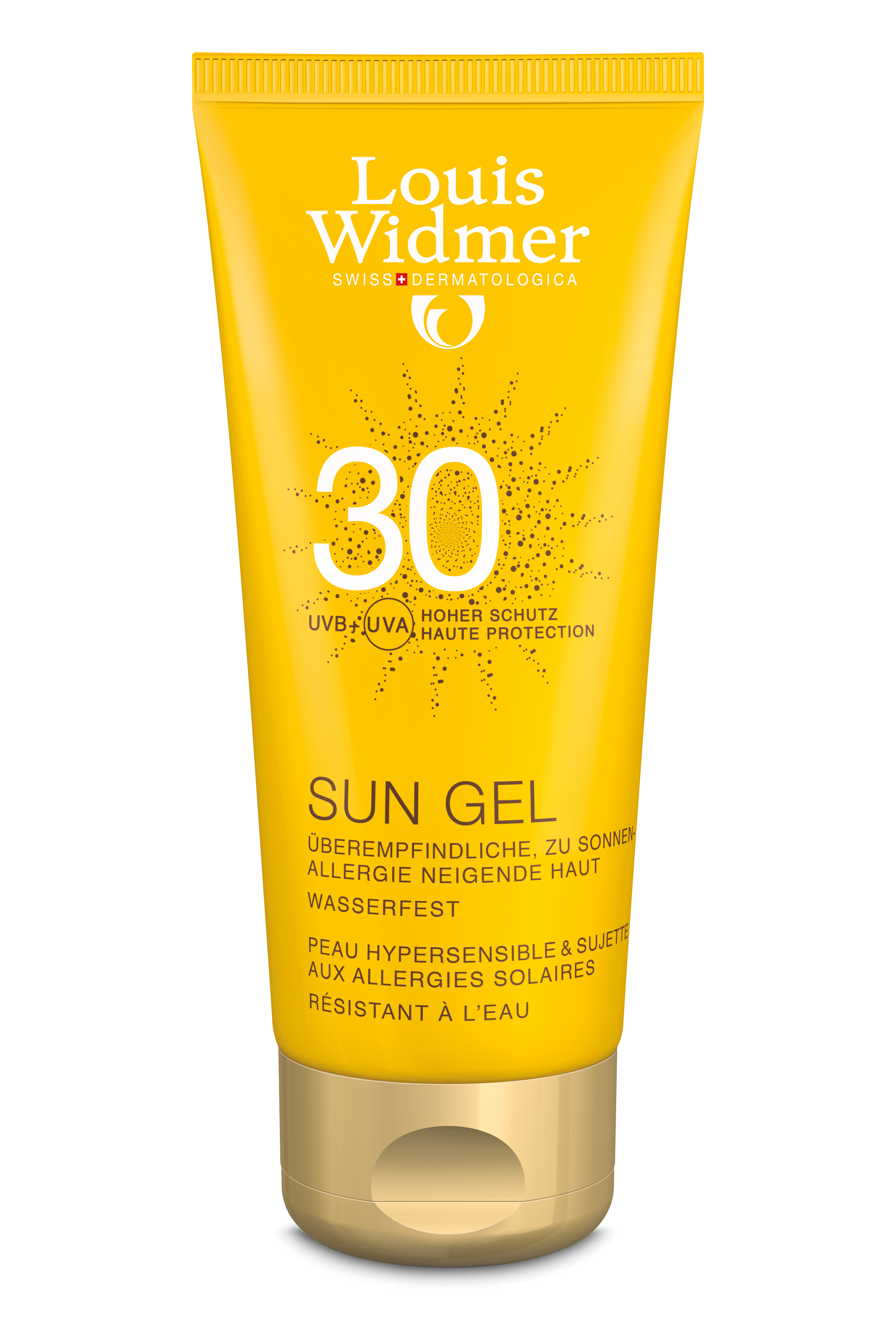 LOUIS WIDMER Sun Gel<br>100 ml, Gel, LSF30 parfumiert